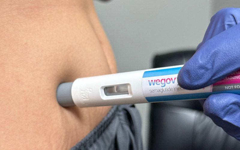 Wegovy semaglutide injection.