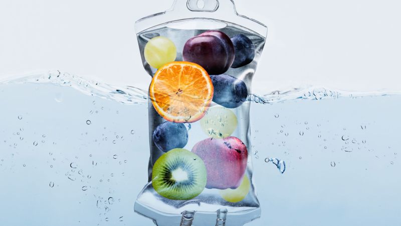 IV bag of fruit